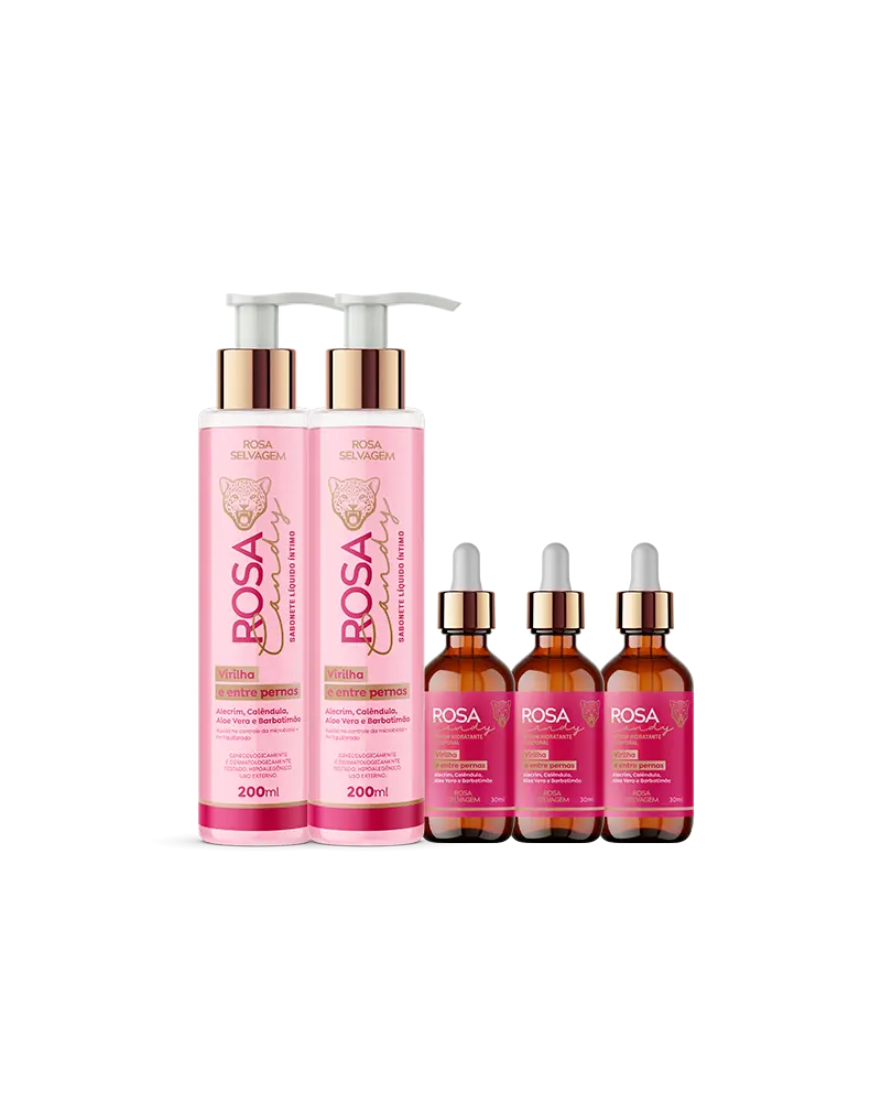KIT Rosa Candy Clareamento Íntimo