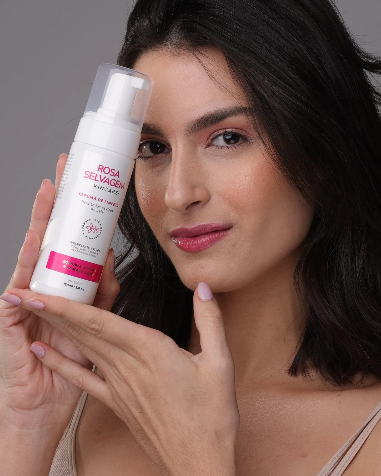 Rosa Selvagem - Espuma de Limpeza - Antioleosidade e Antiacne