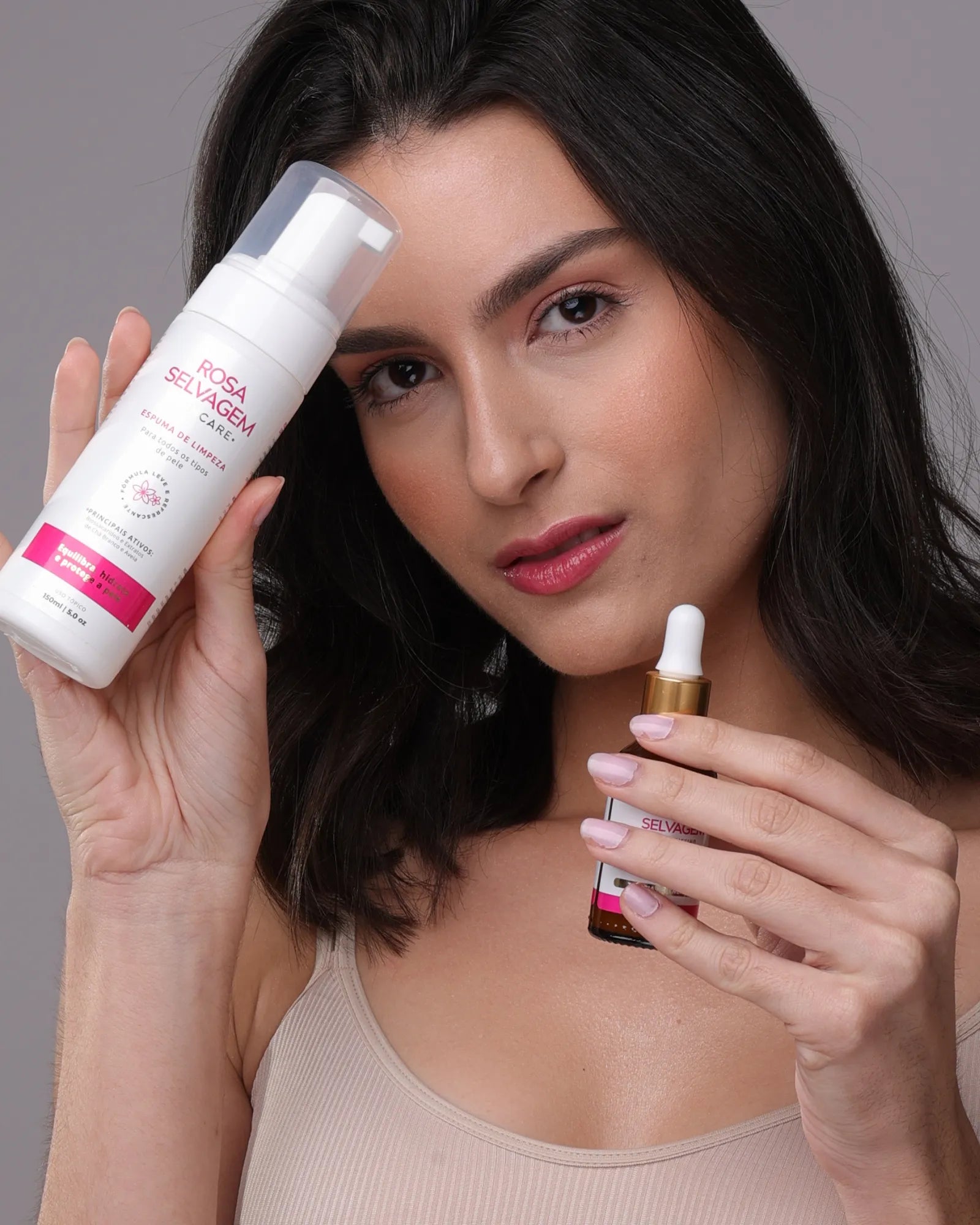 Rosa Selvagem - Espuma de Limpeza - Antioleosidade e Antiacne