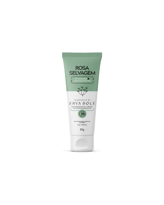 Rosa Selvagem - Desodorante Creme Erva Doce