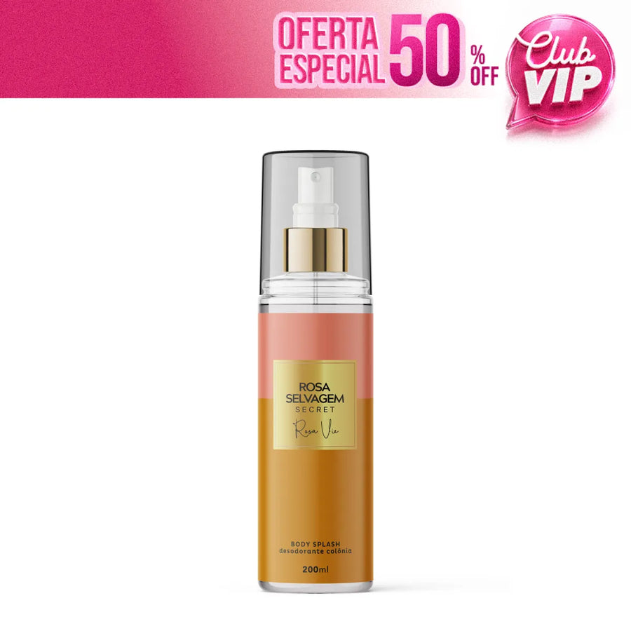 Body Splash Secrets - Rosa Vie - Cheiro de Mulher Sexy (VIP)