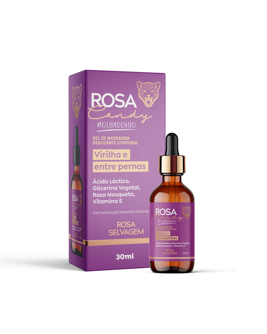 Rosa Candy Molhadinho – Gel Estimulante de Lubrificação Natural
