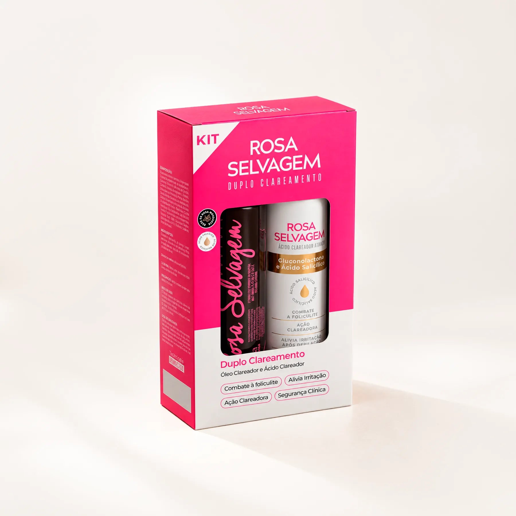 Kit Duplo Clareamento Rosa Selvagem